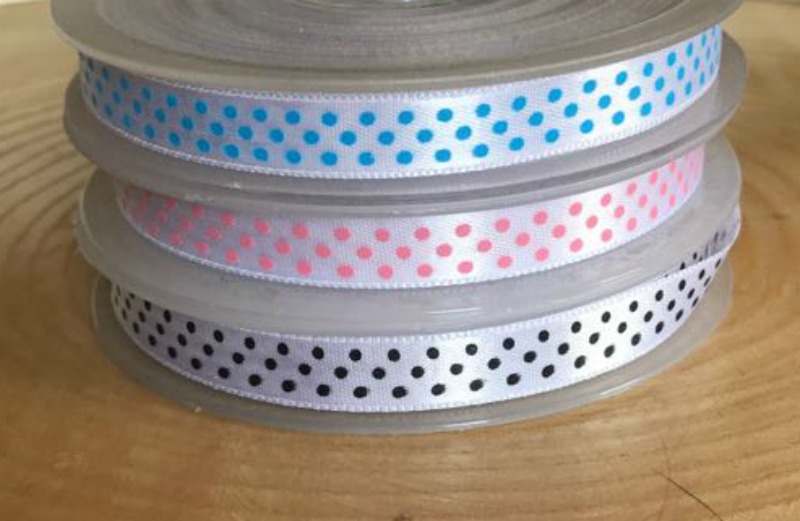 Kurdele Saten Puantiyeli 10 mm — ürün görseli